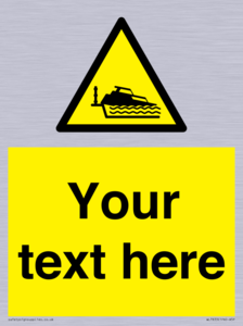 Custom warning grounding cruiser on lock cill